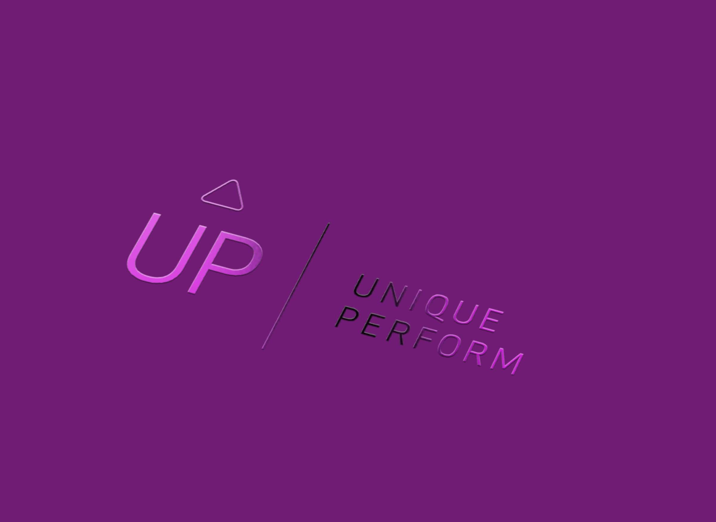 Logo Unique Perform - Bureau de conseil en gestion - Haymoz design