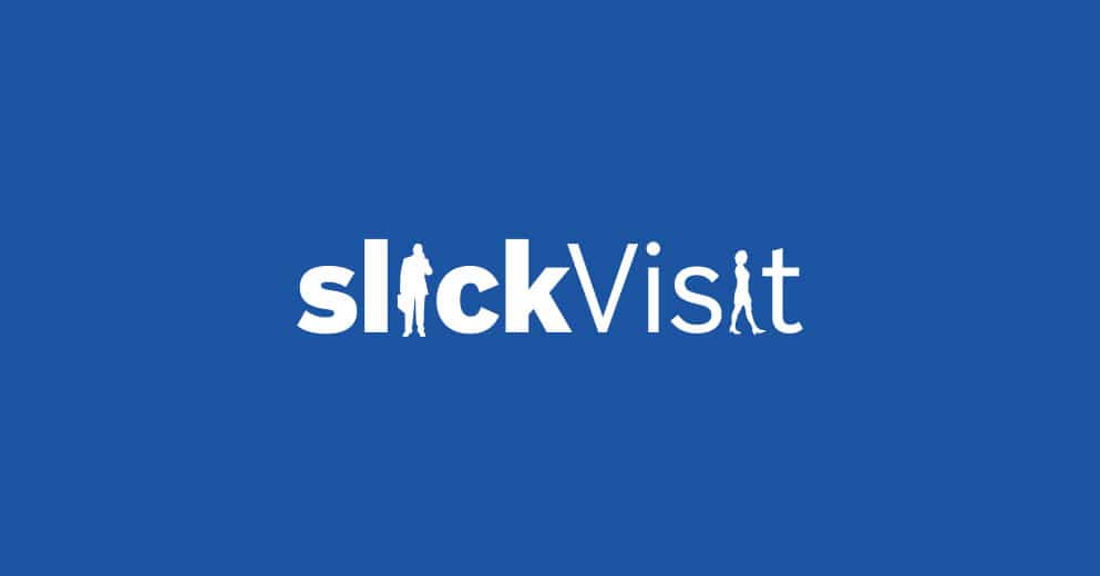 Logo Slickvisit, logiciel de gestion des visites en entreprises - Haymoz design