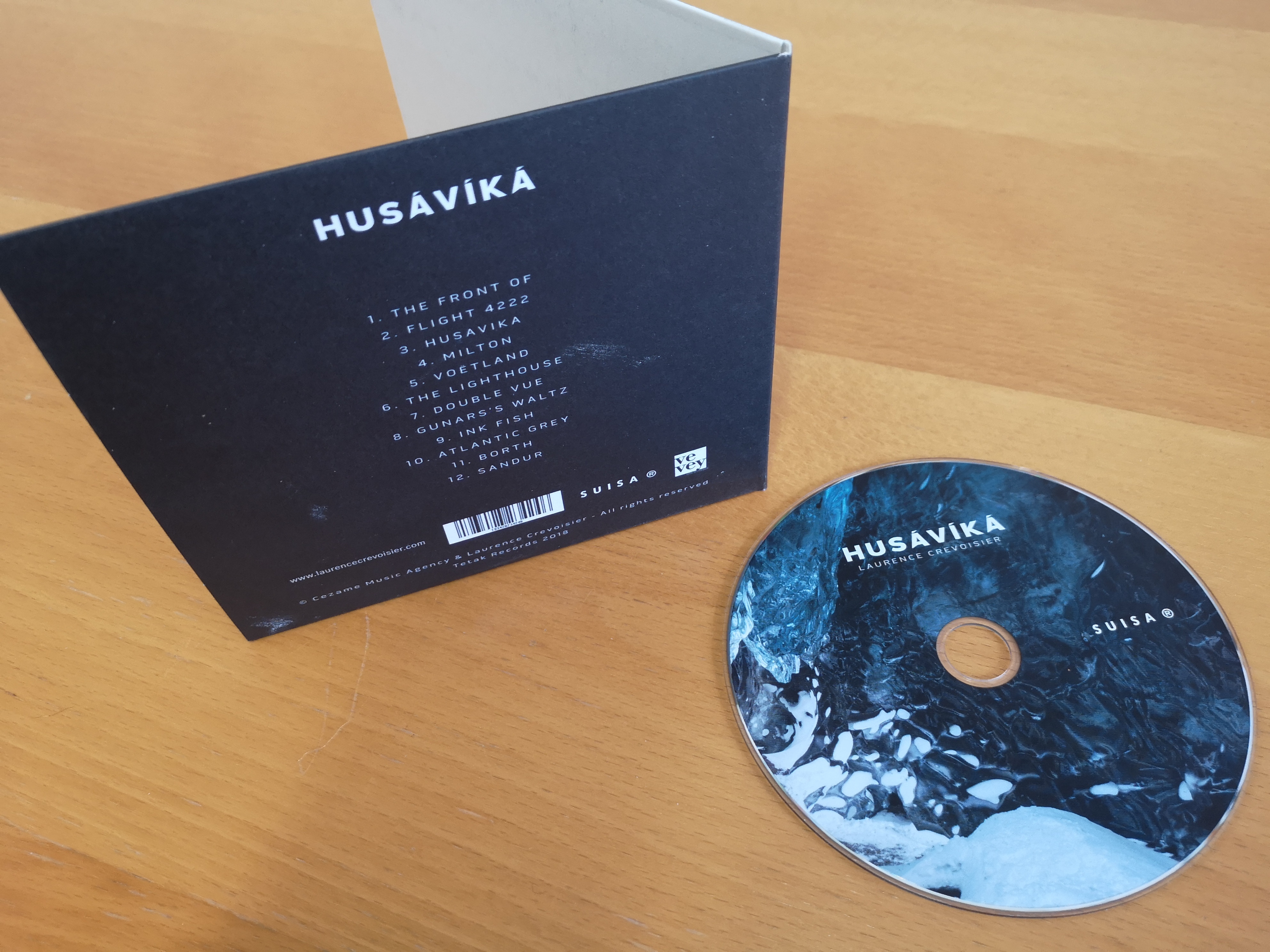 Design de CD -  Laurence Crevoisier - Album  Husavika