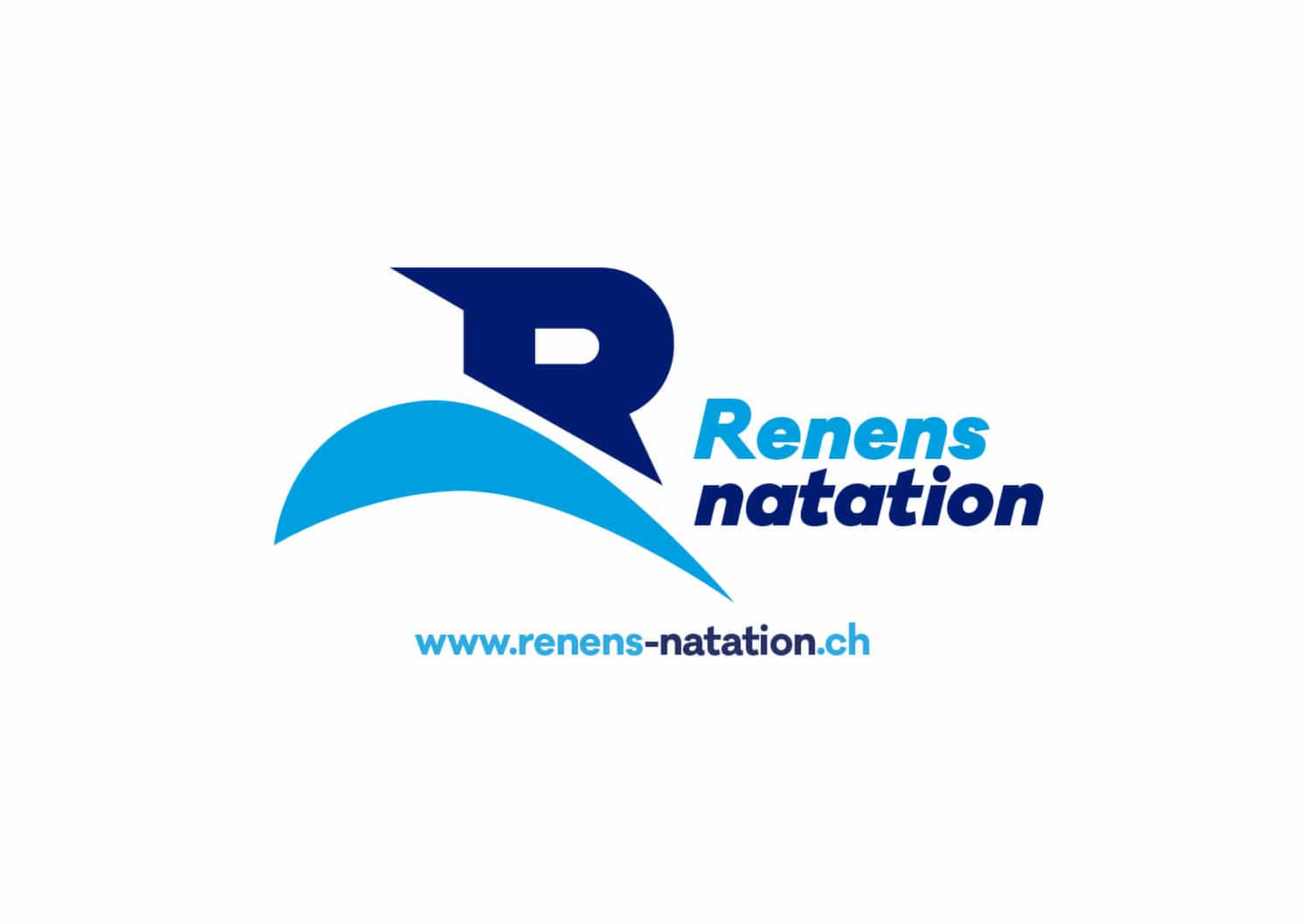 Graphiste Lausanne Logo Club Renens Natation