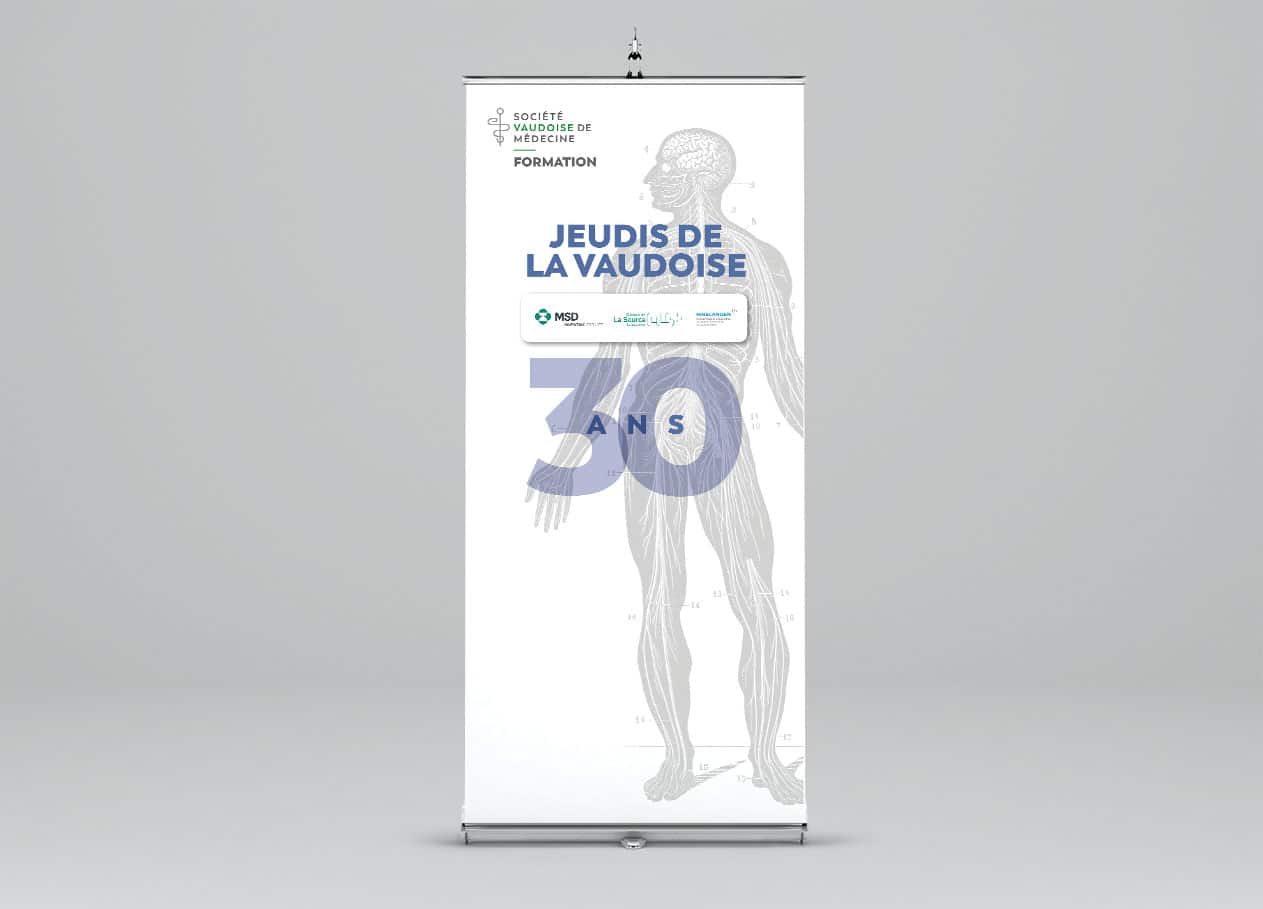 Logo et Signalétique Jeudis de la Vaudoise - Formation